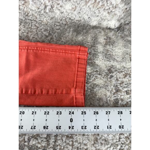 Pilcro Size 27 Stet Ankle Stretch Casual Jeans Orange Pink Pants Button Zip - Picture 8 of 13